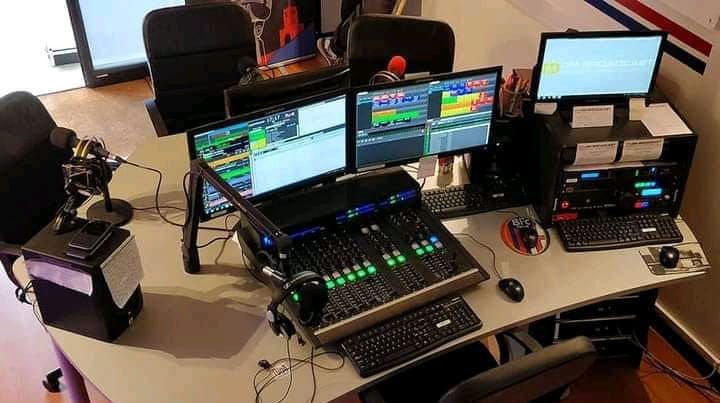 Broadcast radio studio